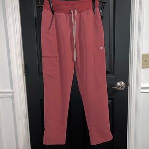 High Waist Figs Slim Pant Medium Womens Dark Cherry